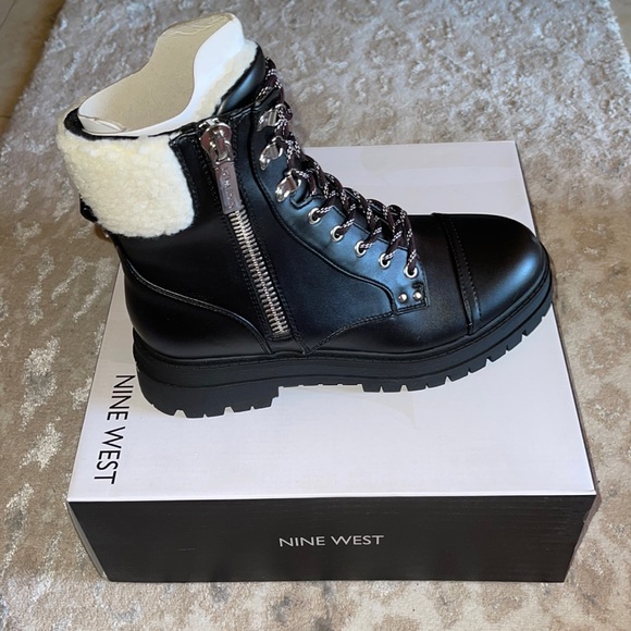 Nine West Combat Boots - Picture 1 of 4
